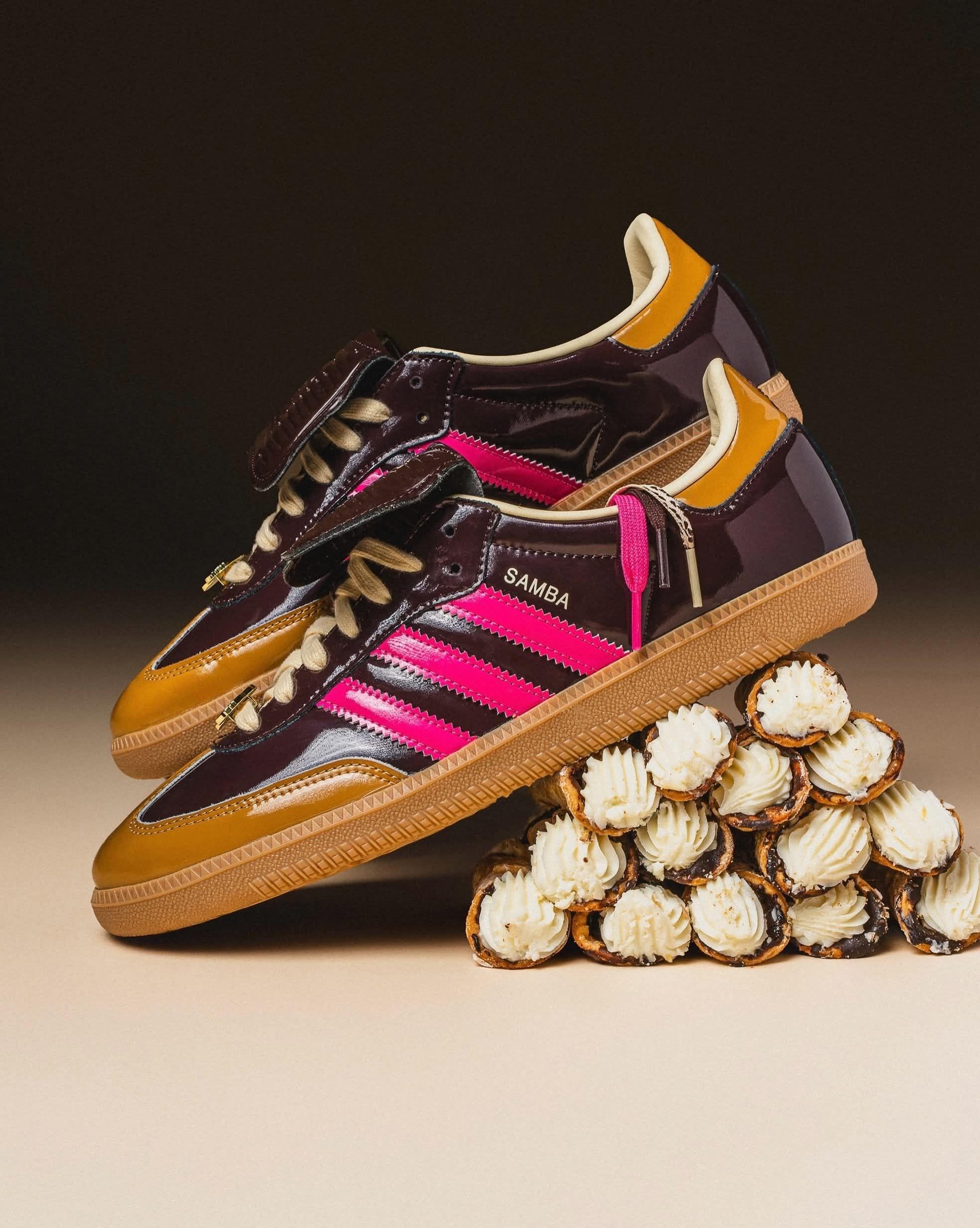 把意式点心穿脚上!adidas Samba Fuggedaboutit开箱